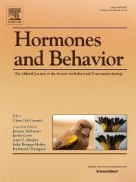 Hormones and Behavior Volume 121